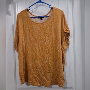 Buffalo David Bitton Orange/Yellow Short Sleeve Top